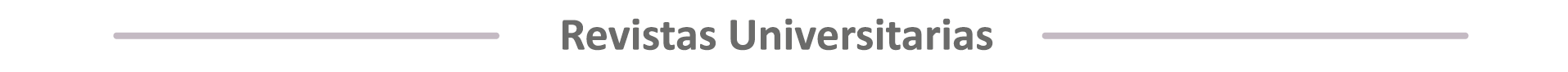 Revistas Universitarias